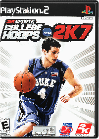 College Hoops 2K7 Playstation 2 US box art
